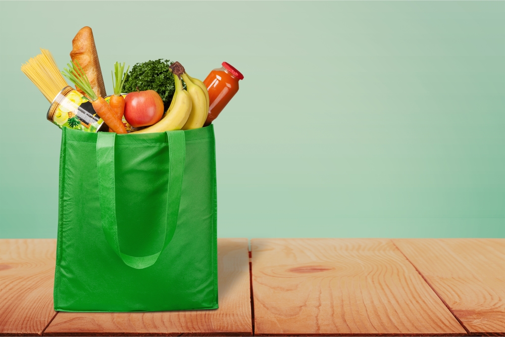 Bag, Groceries, Recycling.