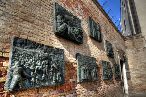 Italy Bar-Bat Mitzvah Tour, 11 days/10 nights. Jewish Memorial, Venice Ghetto, Italy