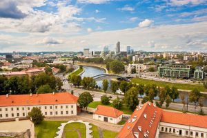 Panoramic view of Vilnius, Jewish Heritage in the Baltics