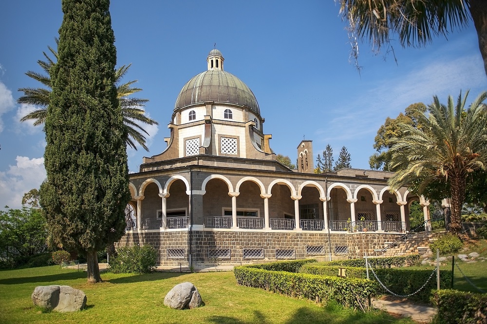 accessible multicultural tour,Church of the Beatitudes, Sea of Galilee