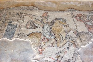 Luxury Small Group Tours to Israel 2019, 11 days/10 nights. Antique mosaic, national park Zippori, Galilee