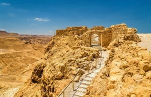 Luxury Small Group Tours to Israel 2019, 11 days/10 nights. Ruins of the Masada fortress - the Judaean Desert