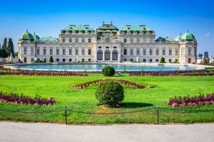 Jewish Heritage in Central Europe, 14 days/13 nights. Beautiful view of famous Schloss Belvedere, Vienna, Austria. Jewish Heritage in Central Europe